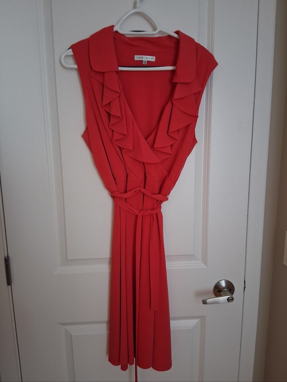 Red Ruffle Dress Size 14